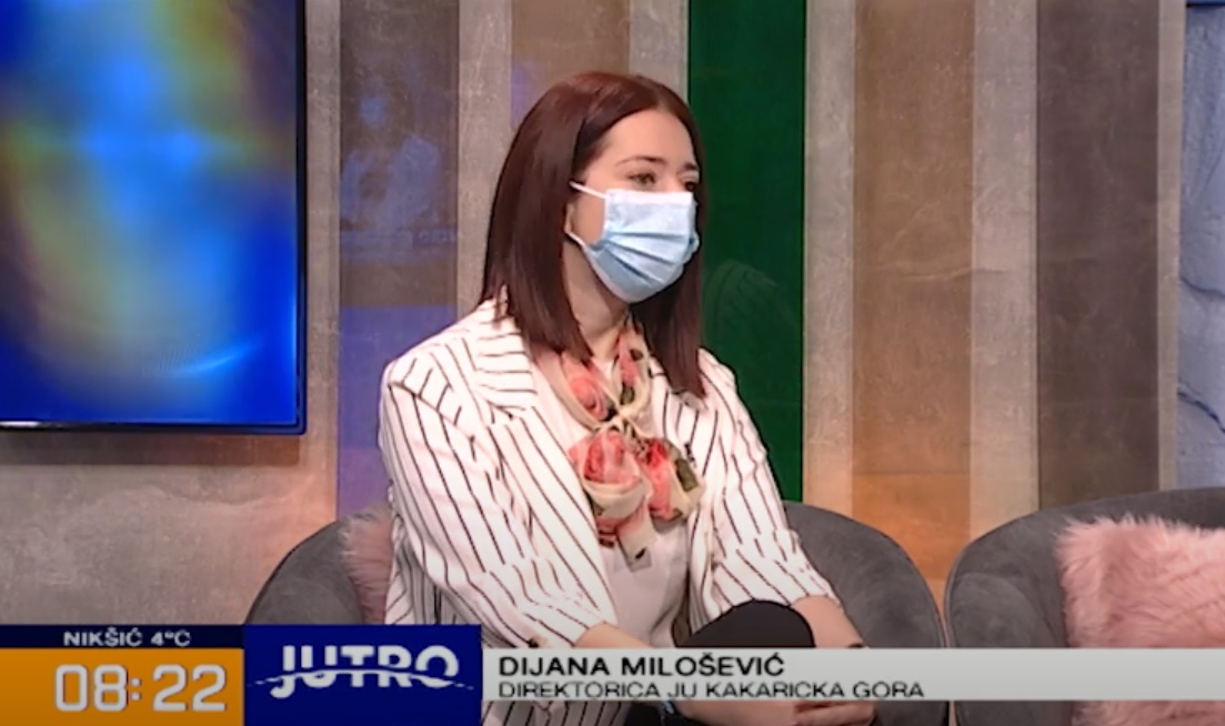 Direktorica Javne ustanove gost jutarnjeg programa “Jutro” Direktorica Javne ustanove gost jutarnjeg programa “Jutro”