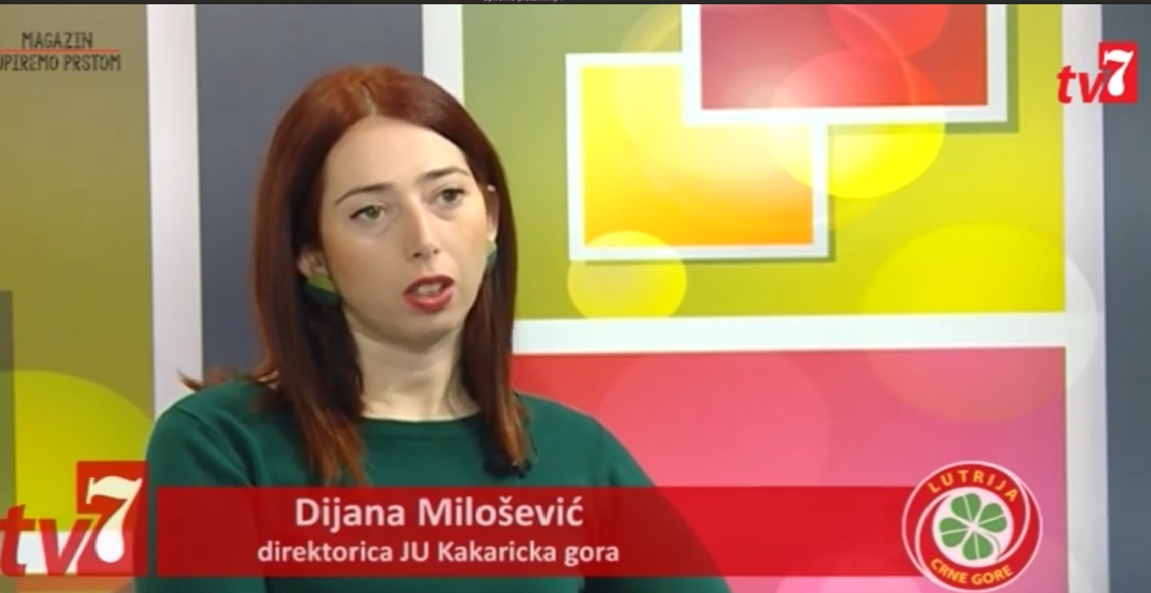 Predstavnici Javne ustanove u magazinu “Upiremo prstom” Predstavnici Javne ustanove u magazinu “Upiremo prstom”